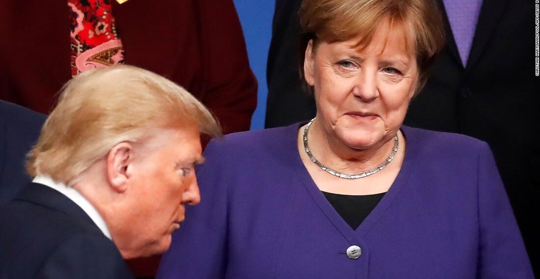 Дональд Трамп и Ангела Меркель. Фото: CNN