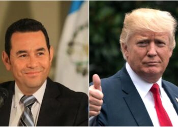 Джимми Моралес и Дональд Трамп