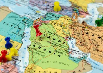 Ближний Восток. Карта. Фото: freepik.com