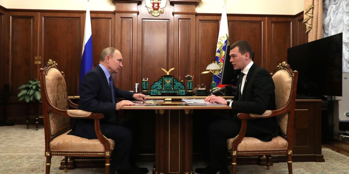 Встреча Владимира Путина с Михаилом Дегтяревым. Фото: kremlin.ru