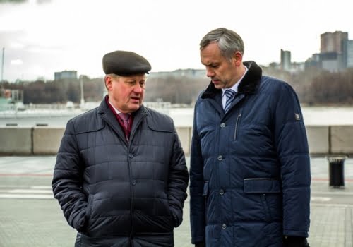 Анатолий Локоть и Андрей Травников. Фото: БК54