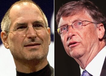 Стив Джобс и Билл Гейтс. Фото: Getty