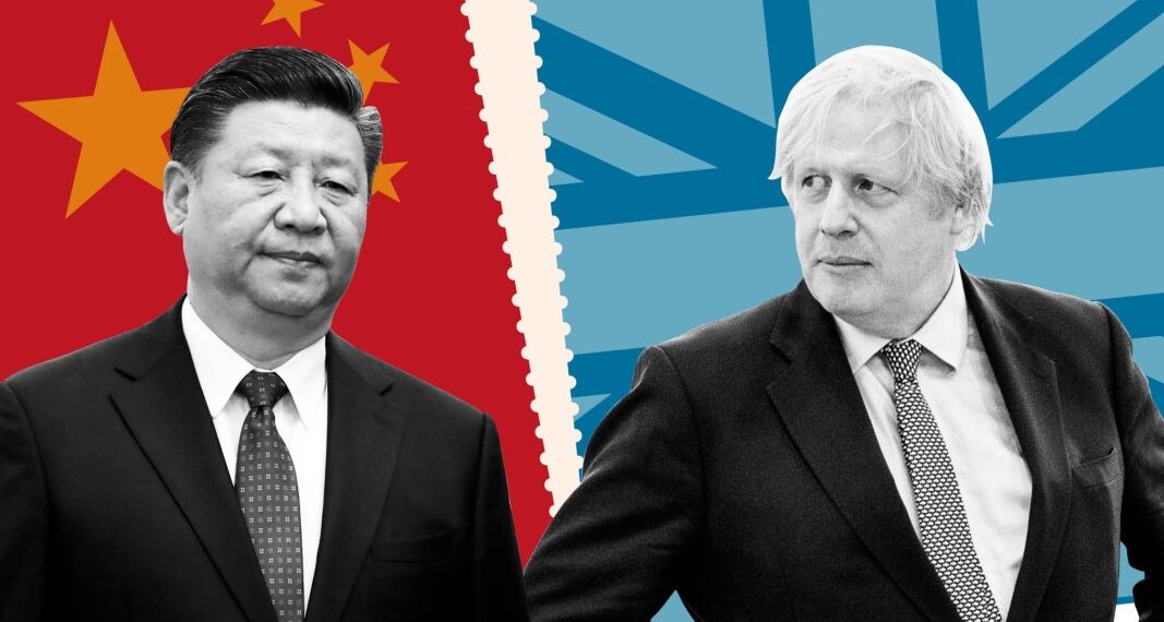 Си Цзиньпин и Борис Джонсон. Фото: Financial Times