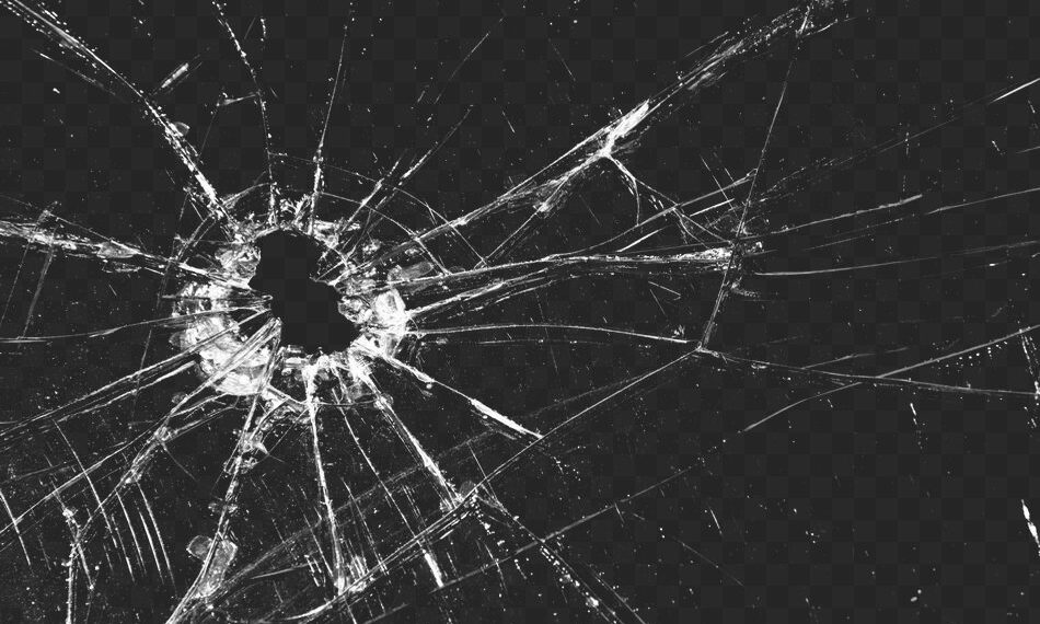 Простреленное стекло