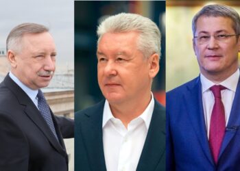 Александр Беглов, Сергей Собянин и Радий Хабиров