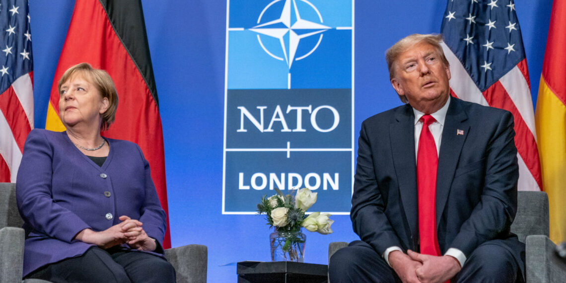 Ангела Меркель и Дональд Трамп. Фото: DPA