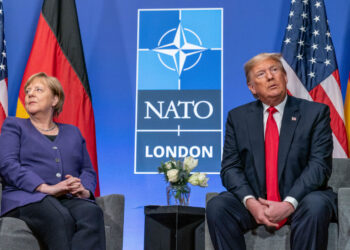 Ангела Меркель и Дональд Трамп. Фото: DPA