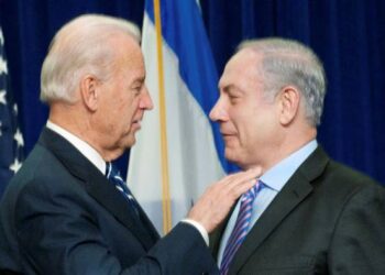 Джозеф Байден и Биньямин Нетаньяху. 2010 год. Фото: Matthew Hinton/AFP