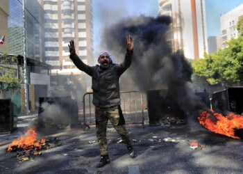 Протесты в Ливане. Фото: АР