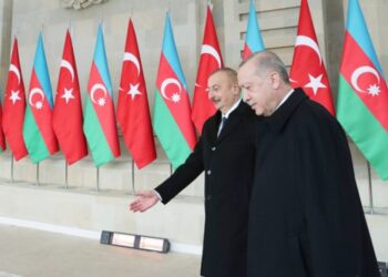 Ильхам Алиев и Реджеп Тайип Эрдоган. Фото: AP