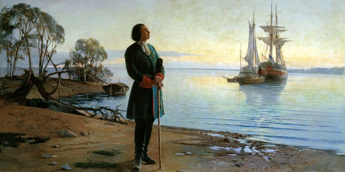 Николай Добровольский. «Основание Санкт-Петербурга».