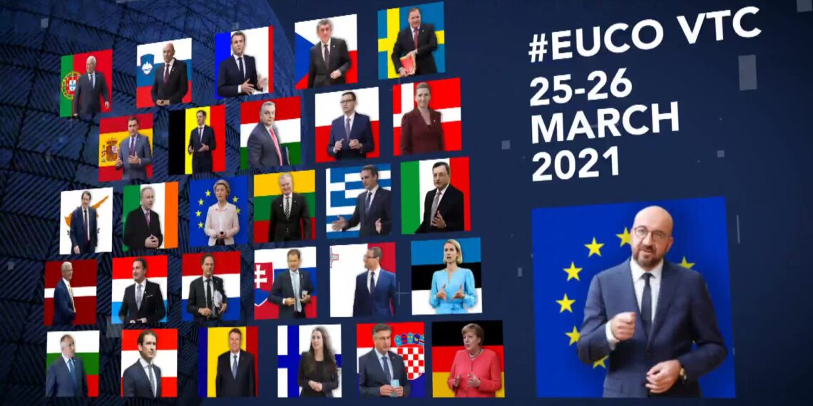 Саммит ЕС в марте 2021 года. Фото: consilium.europa.eu