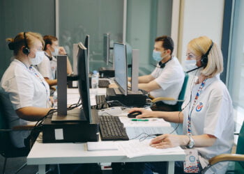 Работа Общественного штаба по наблюдению за выборами в Москве. Фото: shtab.opmoscow.ru