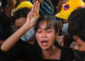 Протесты в Мьямне