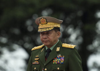 Мин Аунг Хлайн. Фото: Ye Aung Thu/AFP