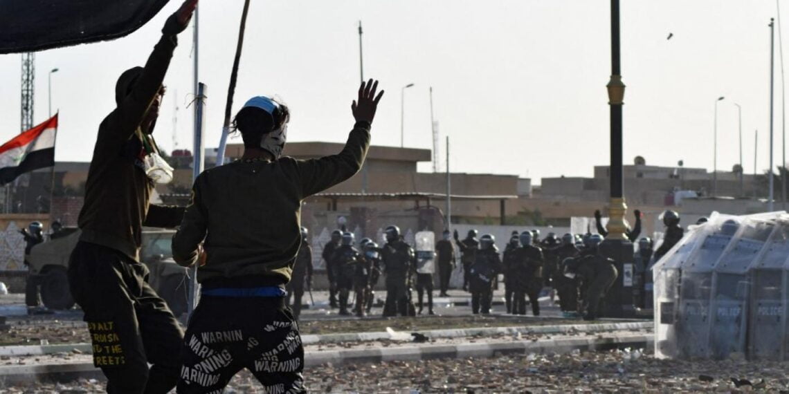 Уличные беспорядки в Ираке