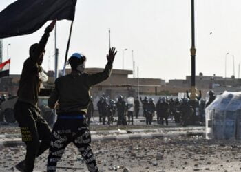 Уличные беспорядки в Ираке