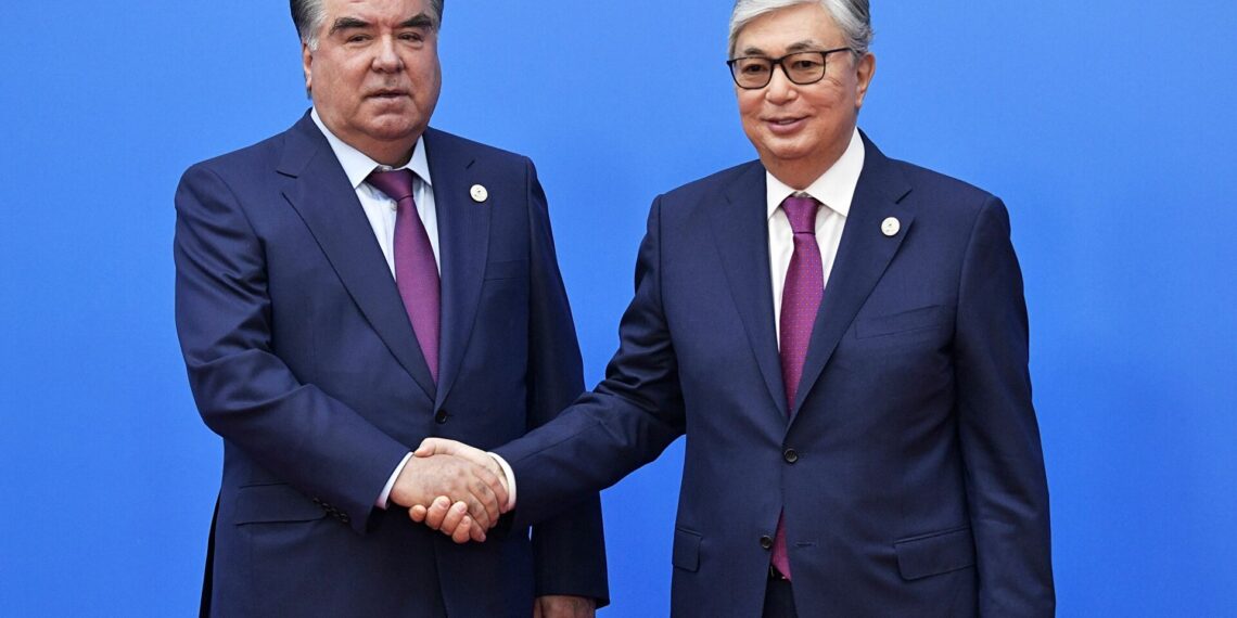 Эмомали Рахмон и Касым-Жомарт Токаев. Фото: Sputnik / Алексей Никольский