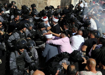 Столкновения полиции Израиля с палестинцами. Август 2019 года. Фото: Reuters / Ammar Awad