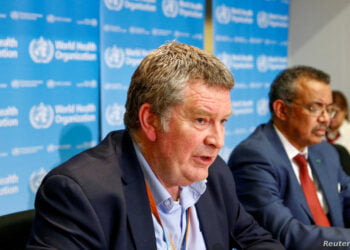 Майк Райан. Выступление в Женеве от 6 февраля 2020 года. Фото: Reuters / Denis Balibouse