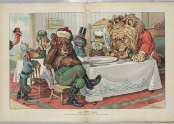 Угроза русского империализма. Карикатура