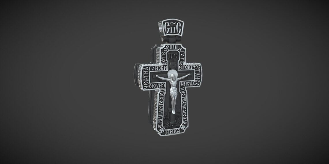 Крестик. Фото: sketchfab.com