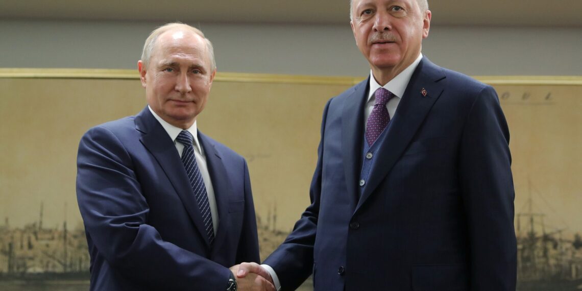Владимир Путин и Реджеп Эрдоган. Фото: пресс-служба Кремля