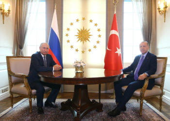 Владимир Путин и Реджеп Эрдоган. Фото: Volkan Furuncu / Anadolu