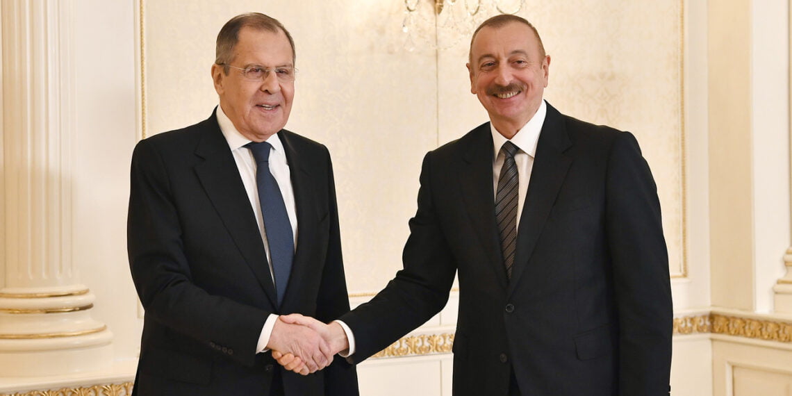 Cергей Лавров и Ильхам Алиев. Фото: president.az