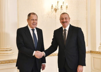Cергей Лавров и Ильхам Алиев. Фото: president.az