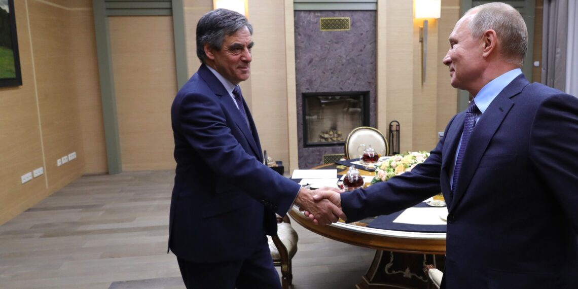 Франсуа Фийон и Владимир Путин. Фото: пресс-служба Кремля