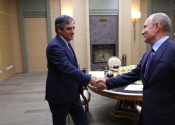 Франсуа Фийон и Владимир Путин. Фото: пресс-служба Кремля