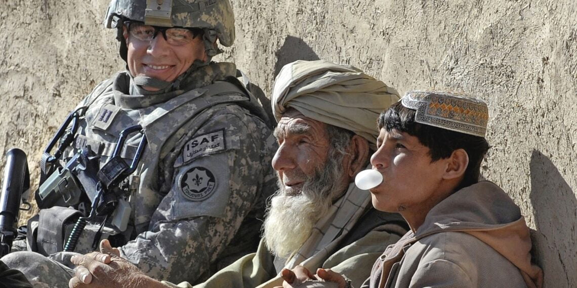 Американский военнослужащий в Афганистане