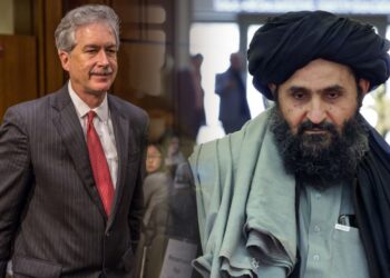 Уильям Бернс и Абдул Гани Барадар