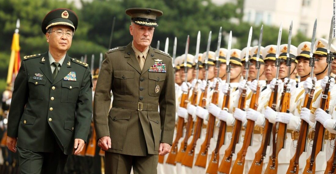 Начальники штабов вооруженных сил Китая и США