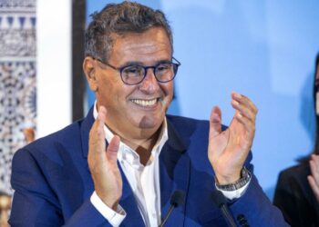 Лидер либеральной партии «Национальное объединение независимых», миллиардер Азиз Аханнуш. Фото: AFP