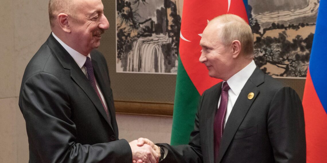 Владимир Путин и Ильхам Алиев