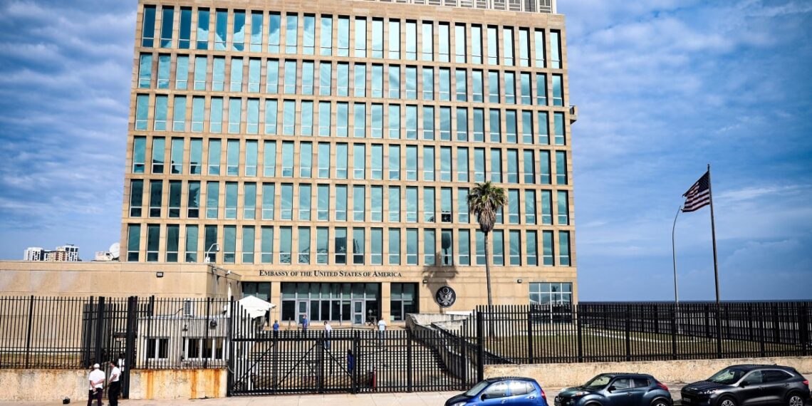 Посольство США в Гаване. Фото: AFР