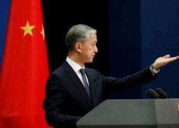 Официальный представитель МИД Китая Ван Вэньбинь