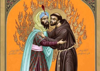 Святой Франциск Ассизский и султан Египта Аль-Камиль в 1219 г.