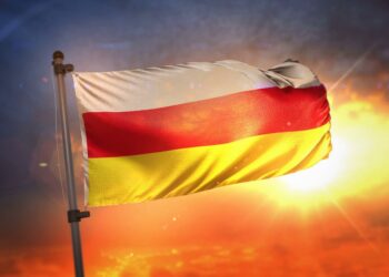 Флаг Республики Южная Осетия. Иллюстрация: открытые источники