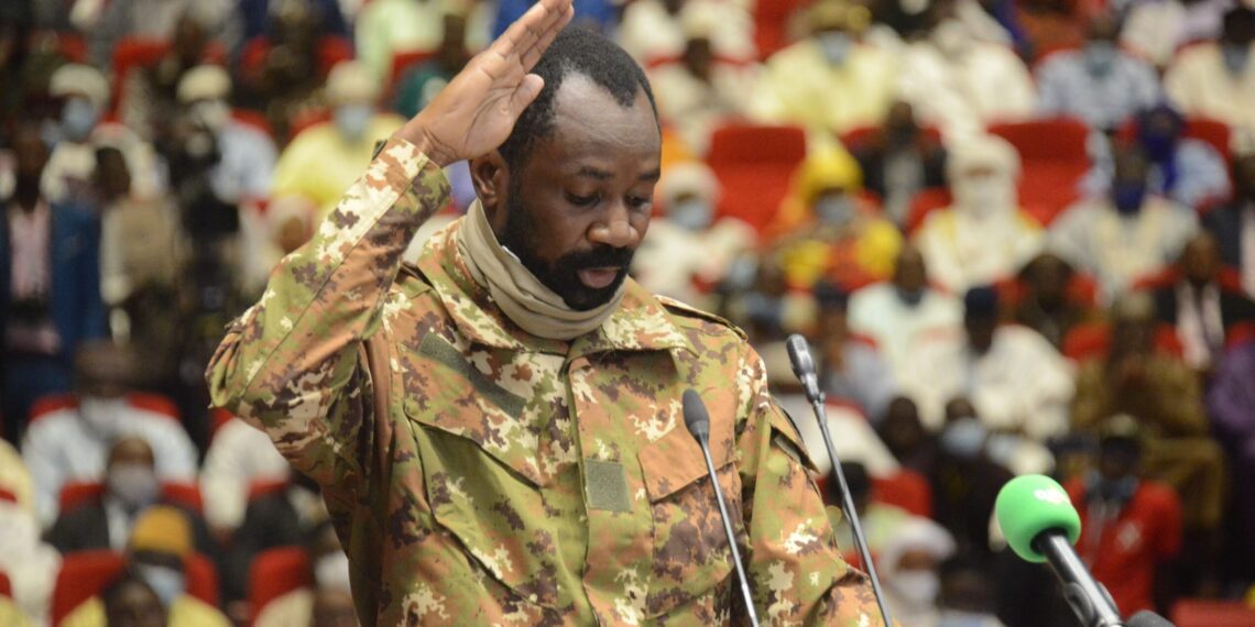 Полковник Ассими Гойту, врио президента Мали.