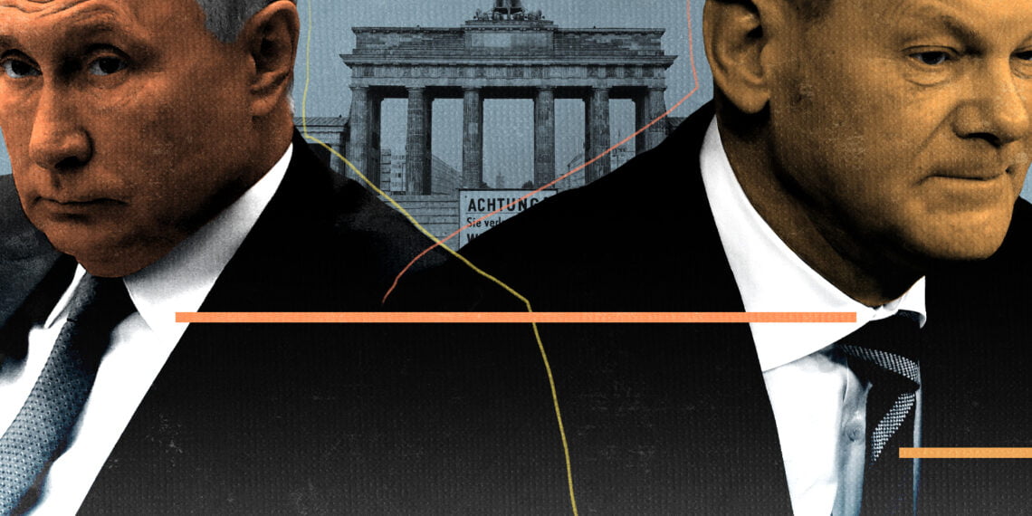 Владимир Путин и Олаф Шольц. Фото: theweek.com