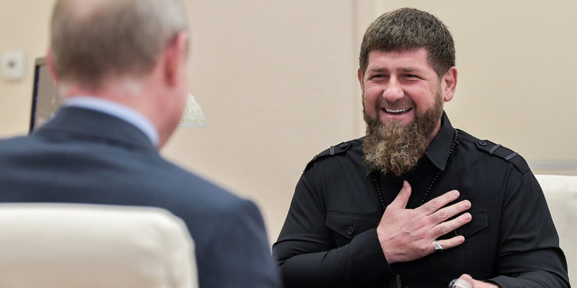 Владимир Путин и Рамзан Кадыров. Фото ТАСС