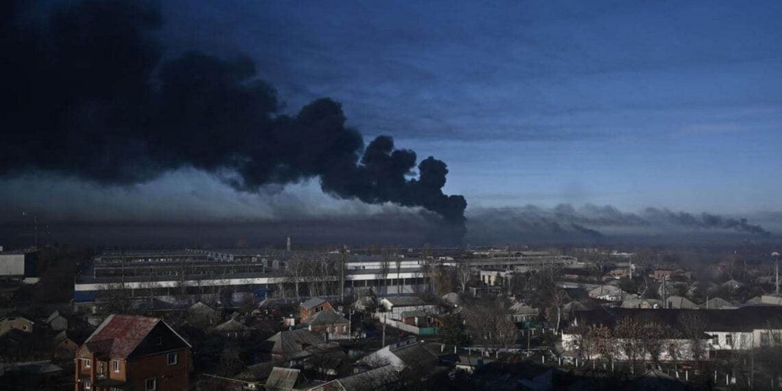 Ракетный удар по военным объектам на Украине