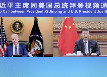 Джозеф Байден и Си Цзиньпин