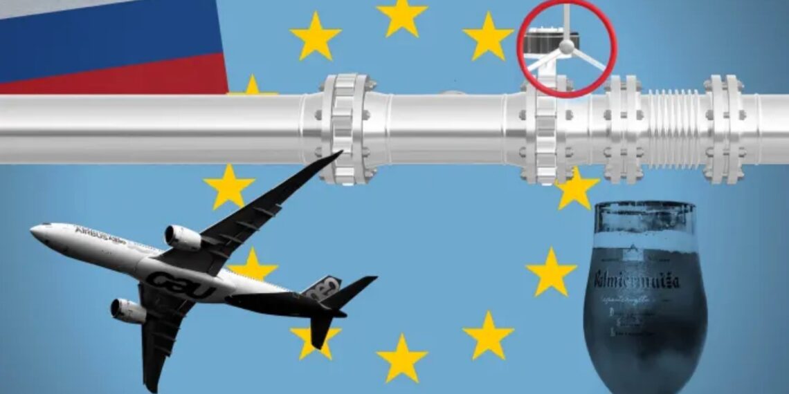 Санкции против России. Иллюстрация: ft.com