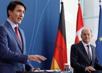 Джастин Трюдо и Олаф Шольц