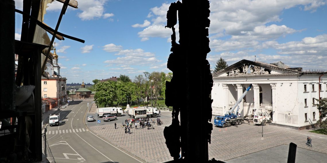 Мариуполь после освобождения от украинских нацистов