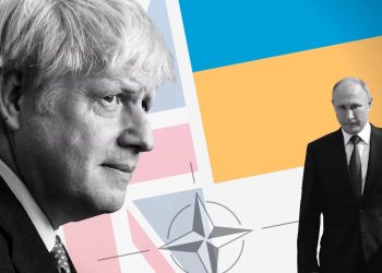 Борис Джонсон и Владимир Путин. Иллюстрация: FT